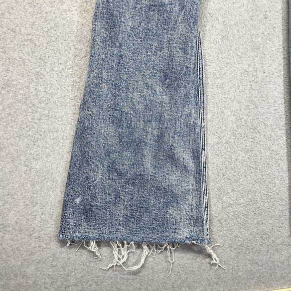 BKE Stella Slim Fit Low Rise Flare Jeans Women’s 28x32 Stone Wash Open Hem - Picture 14 of 16